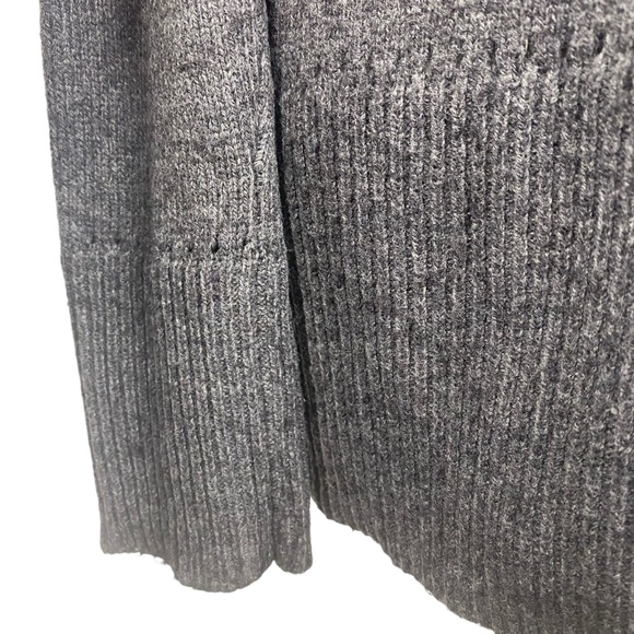 RW & Co Womens Open Gray Knit Cardigan Size Small - Picture 5 of 12
